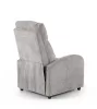 King Home Relax Premium Kihúzható Pihenőfotel Világosszürke