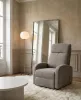 King Home Relax Premium Kihúzható Pihenőfotel Világosszürke