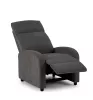 King Home Relax Premium Kihúzható Fotel Sötétszürke