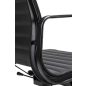 King Home Aeron Prestige Plus Valódi Bőr Irodai Szék Fekete