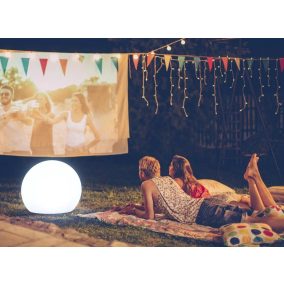 New Garden Buly 30 Cable Fehér Gömb Kerti Lámpa