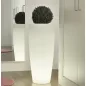   New Garden Bambu 90 LED Világító Polietilén Virágtartó Fehér