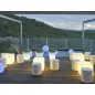 New Garden Cuby 32 LED Kerti Lámpa Polietilén Fehér