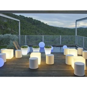 New Garden Cuby 53 Solar & Battery LED Kerti Lámpa Fehér