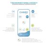 New Garden Candy Hordozható LED Lángeffektes Asztali Lámpa