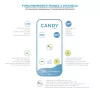 New Garden Candy Hordozható LED Lángeffektes Asztali Lámpa