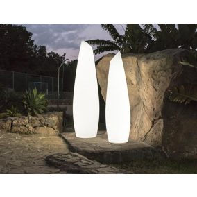   New Garden Fredo 140 Kültéri Állólámpa Polietilén Fehér LED