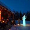 New Garden Pancho 140 Kaktusz Kerti Lámpa Polietilén Fehér LED
