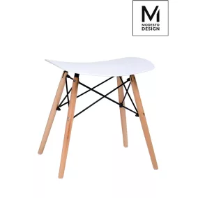 Modesto Design Bord Polipropilén Ülőke Fehér Bükkfa