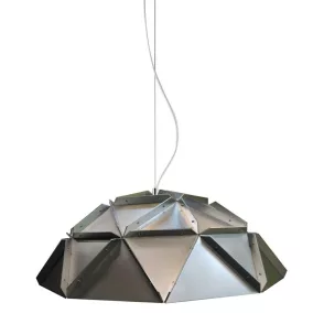 KING HOME Sputnik Geometrikus Fém Függőlámpa Ezüst