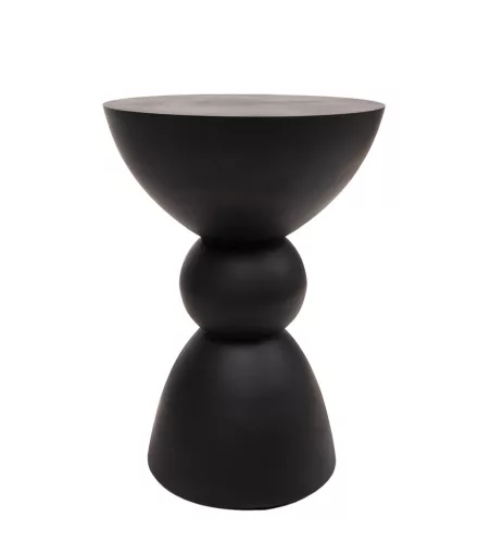 MaMaison TADAO 35 Kisasztal MDF Fekete Szoborszerű Dizájn