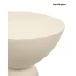 MaMaison Tadao Geometrikus Kisasztal Bézs MDF