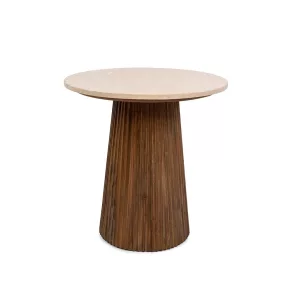 MaMaison Argentina Márvány Dohányzóasztal Mangófa Bézs