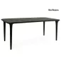 MaMaison Laminar 200 Étkezőasztal Mangófa Fekete