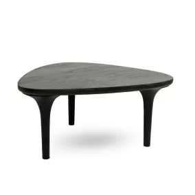 MaMaison Laminar Mangófa Dohányzóasztal Fekete