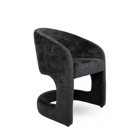 MaMaison Shelly Modern Kárpitozott Fotel Fekete