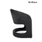 MaMaison Shelly Modern Kárpitozott Fotel Fekete