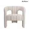 MaMaison Maximo Fotelszék Fonott Szövet Bézs Soft Modern