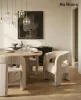 MaMaison Maximo Fotelszék Fonott Szövet Bézs Soft Modern