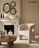MaMaison Maximo Fotelszék Fonott Szövet Bézs Soft Modern