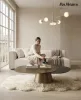 MaMaison Orfeo 145 Dohányzóasztal Arany-Fekete Kontrasztos Design