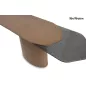   MaMaison Orfeo Konzolasztal Fém Arany-Fekete Kontrasztos Design