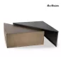   MaMaison Kabuki Dohányzóasztal Szett Fém Arany / Fekete Geometrikus