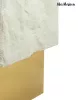 MaMaison Gilda Kisasztal Üvegszál Bézs/Arany Kőhatású