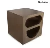 MaMaison Vector 55 Segédasztal Fém Szatén Arany Geometrikus