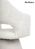 MaMaison Verona Forgó Fotel Bézs Szövet Kárpitozással
