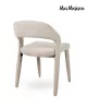MaMaison KOS Étkezőszék Készlet Szenilszövet Bézs Elegáns Design (6 db)
