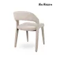  MaMaison KOS Étkezőszék Készlet Szenilszövet Bézs Elegáns Design (6 db)