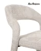 MaMaison KOS Étkezőszék Készlet Szenilszövet Bézs Elegáns Design (6 db)