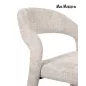   MaMaison KOS Étkezőszék Készlet Szenilszövet Bézs Elegáns Design (6 db)