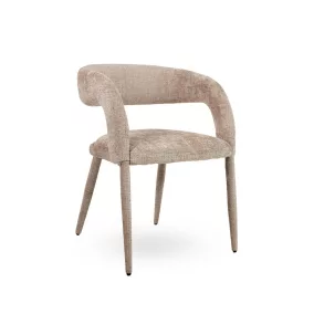 MaMaison IRIS Elegáns Kárpitozott Szék Bézs Szövettel