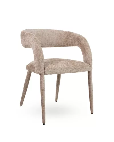 MaMaison IRIS Elegáns Kárpitozott Szék Bézs Szövettel