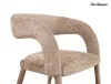 MaMaison IRIS Elegáns Kárpitozott Szék Bézs Szövettel