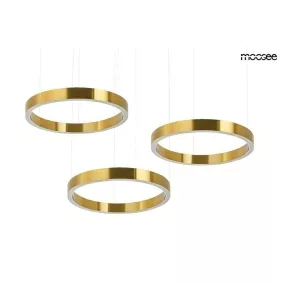 Moosee Ring 40+40+40 függeszték arany LED