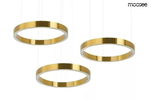 Moosee Ring 40+40+40 függeszték arany LED