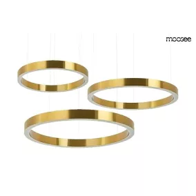 King Home Ring LED Függőlámpa Szett Arany Kaskád