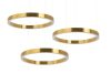 King Home Ring 60 Arany Hármas LED Függőlámpa