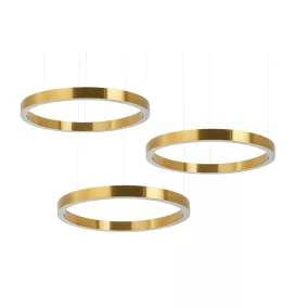 King Home Ring 60 Arany Hármas LED Függőlámpa