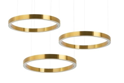King Home Ring 60 Arany Hármas LED Függőlámpa