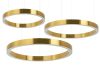 King Home Ring 60 80 100 Arany LED Függőlámpa Szett