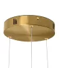 MOOSEE Ring 80+80+100 függeszték LED acél arany kaskád konfiguráció