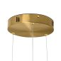 RING 80 + 80 + 100 arany függőlámpa egyetlen fejlécen