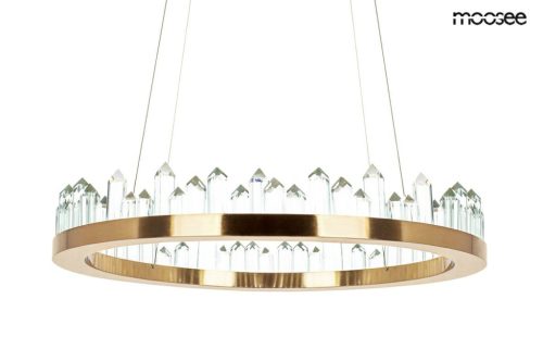 MOOSEE Nenufar Kristály Függőlámpa Arany LED