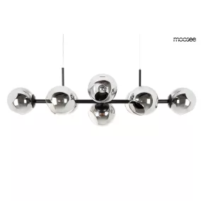 Moosee Romeo Black Függőlámpa Füstüveg Fekete