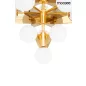MOOSEE SOLEI Arany Függőlámpa 18 Tejüveg Gömbbel