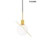 MOOSEE függőlámpa URAN 30 arany